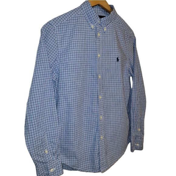 Ralph Lauren Other - Ralph Lauren Blue Button Down Polo Long Sleeve 14/16